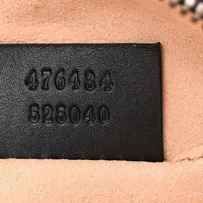 Gucci Calfskin Matelasse GG Marmont Belt Bag 95 38 Black 7 of 12