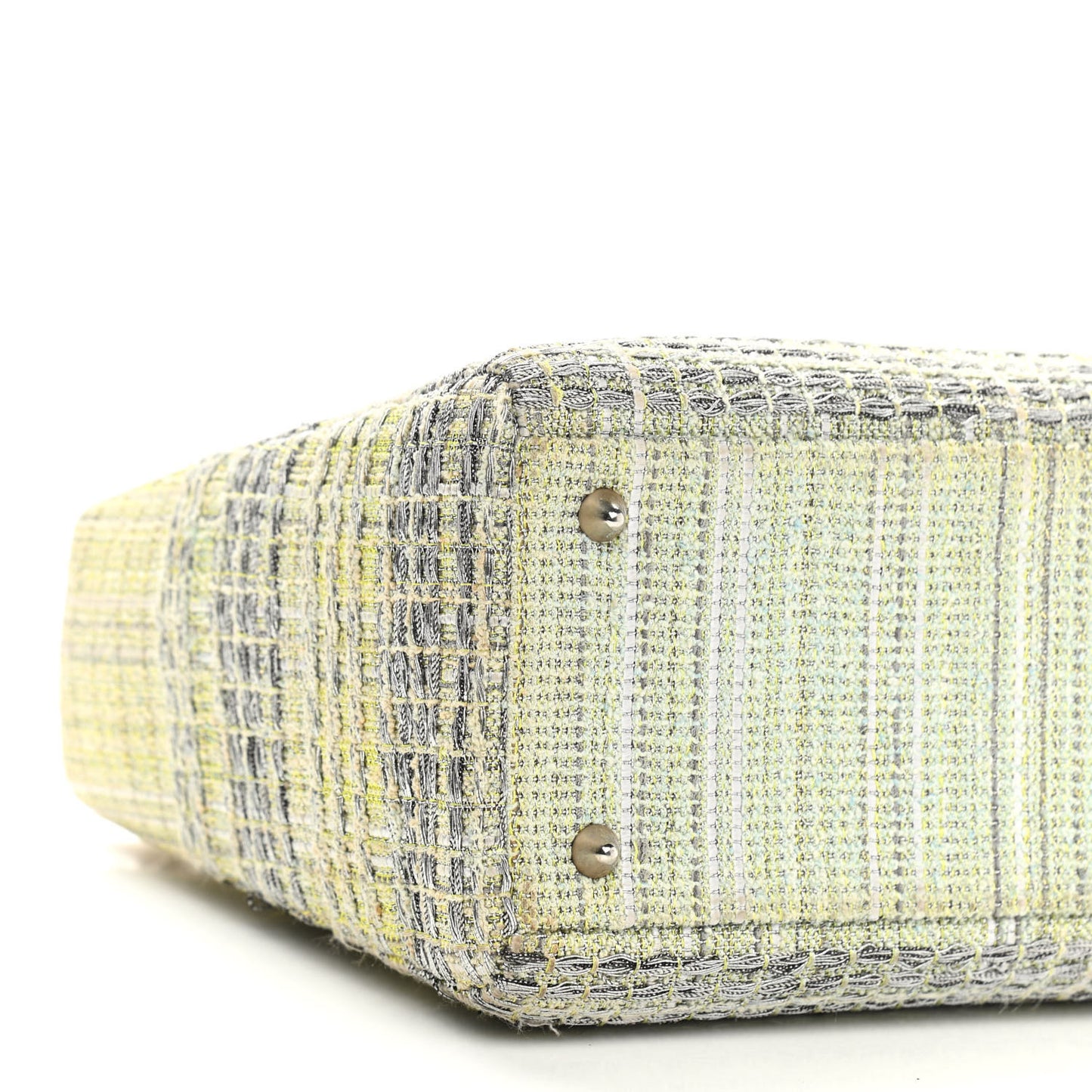 Tweed Medium Lady Dior Green Multicolor