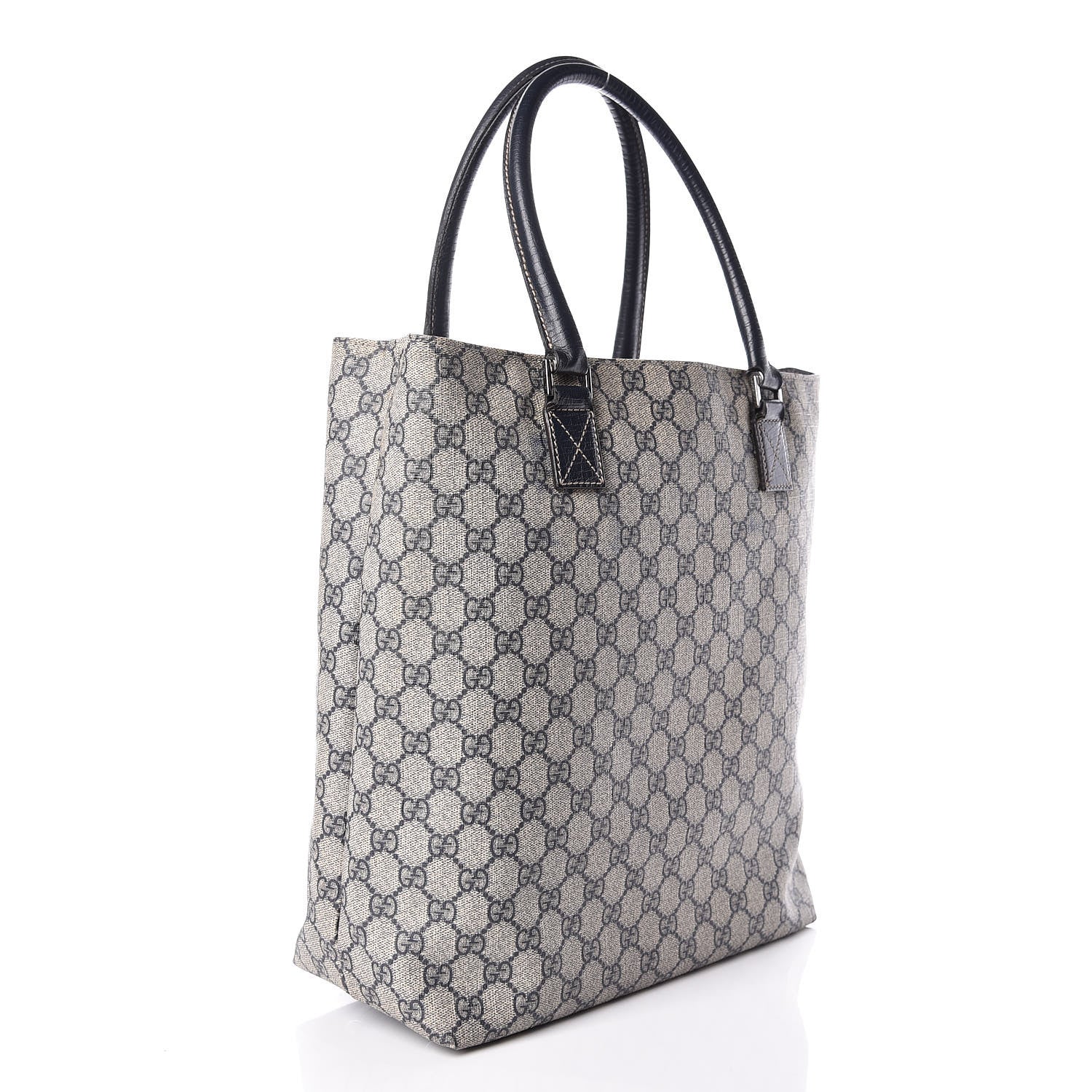 Gucci GG Plus Monogram Small Vertical Tote Blue 3 of 26