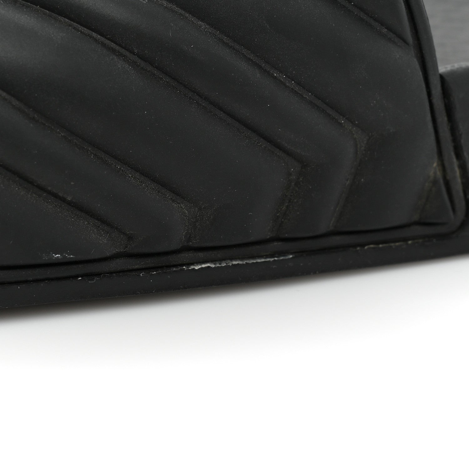 Gucci Rubber Matelasse Mens Slide Sandals 11 Black 12 of 12