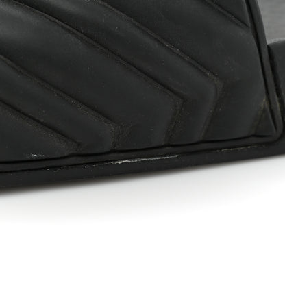 Gucci Rubber Matelasse Mens Slide Sandals 11 Black 12 of 12