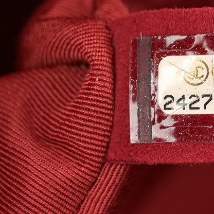 Chanel Caviar Quilted Medium Boy Flap Dark Red 7 of 10