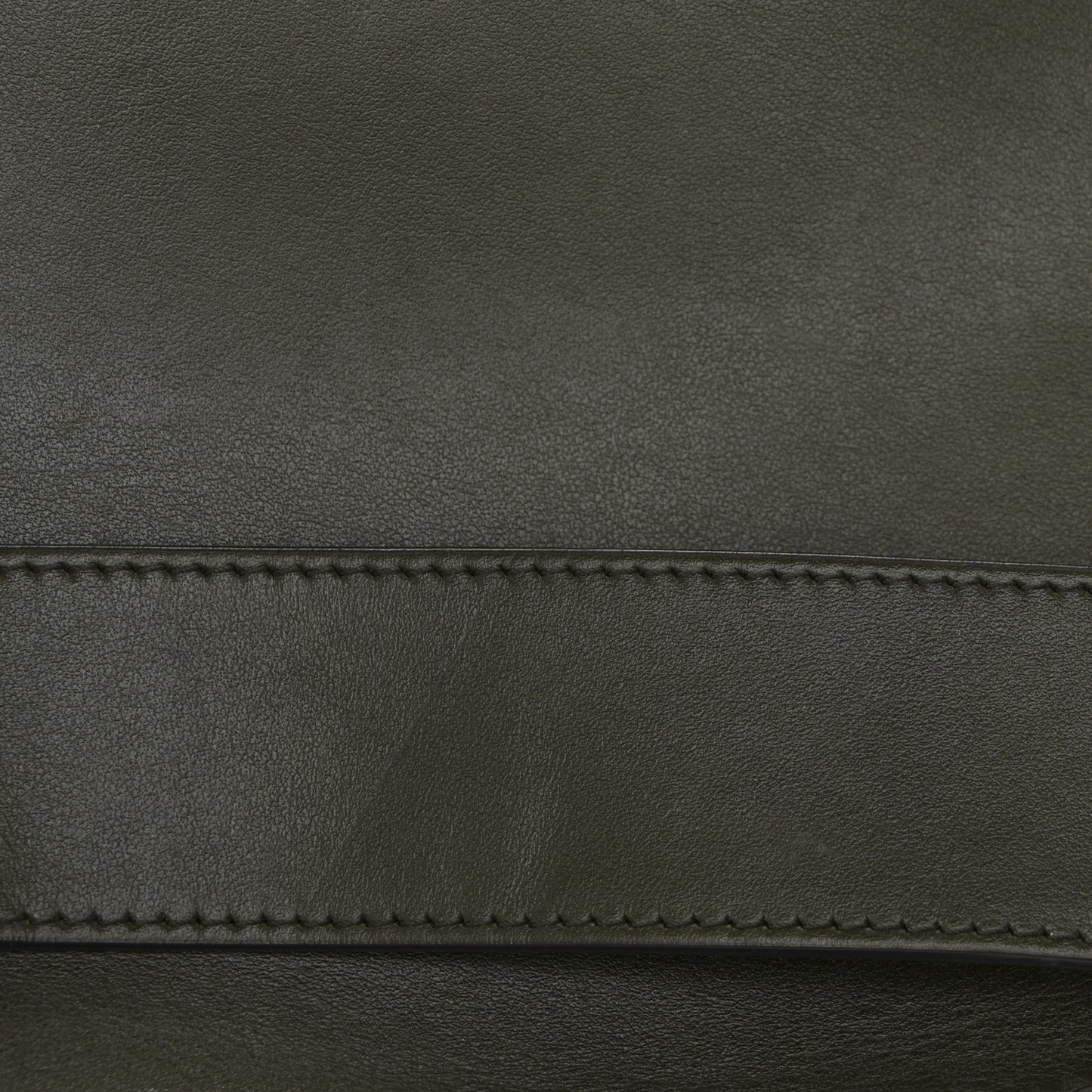 Calfskin Suede Large Tess Bag Deep Forest