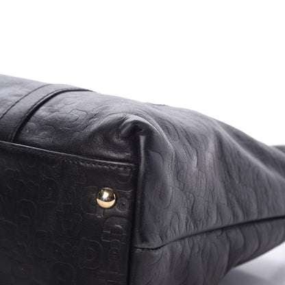 Gucci Calfskin Horsebit Embossed Joy Tote Black 13 of 17