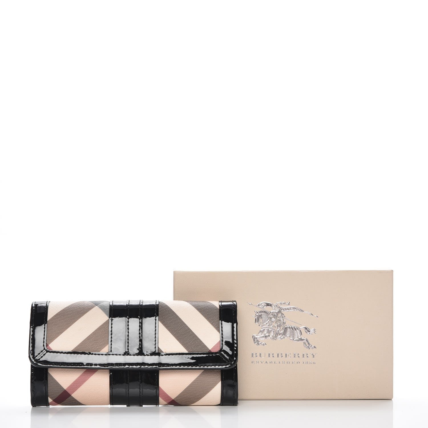 Burberry Nova Check Penrose Continental Wallet Black 10 of 10