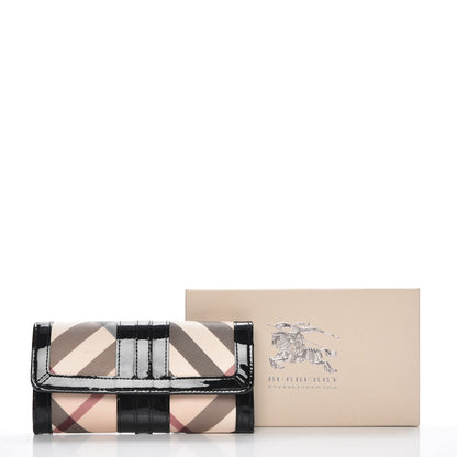 Burberry Nova Check Penrose Continental Wallet Black 10 of 10