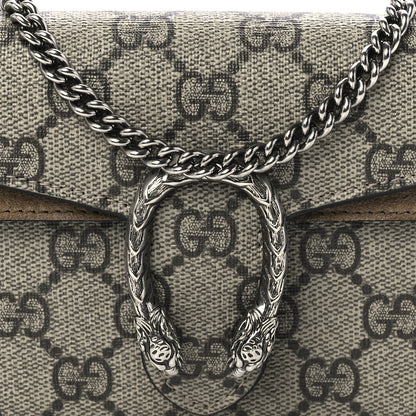 Gucci GG Supreme Monogram Super Mini Dionysus Shoulder Bag Taupe 7 of 10