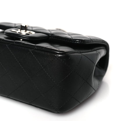 Chanel Lambskin Quilted Mini Square Flap Black 9 of 9
