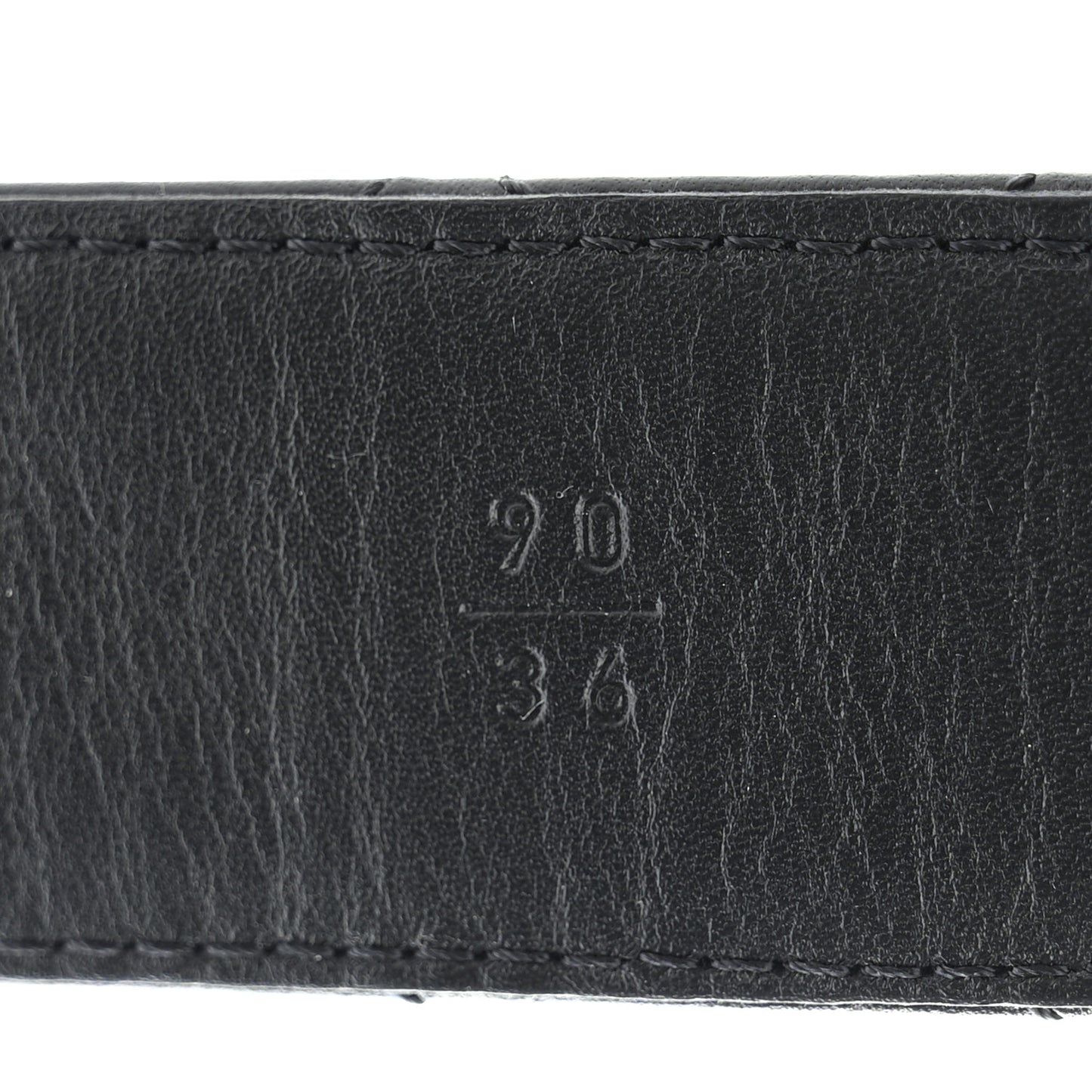 Lambskin Quilted CC Chain Belt 90 36 Black