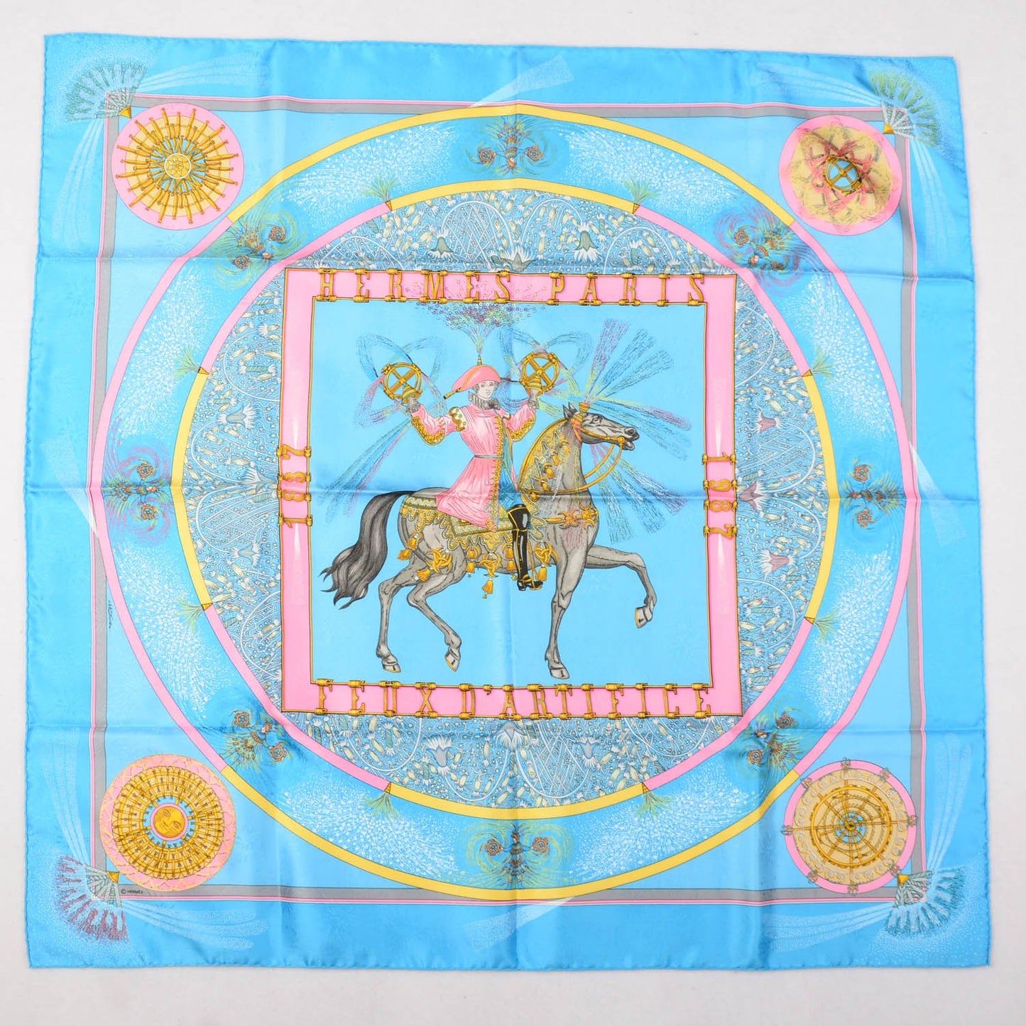 Silk Feux D'Artifice Scarf 90