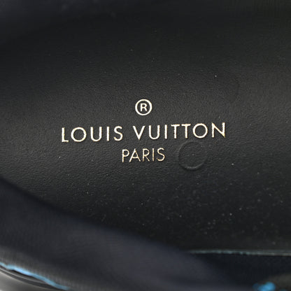 Louis Vuitton Calfskin Mens Zig Zag Sneakers 7 Black Blue 6 of 10