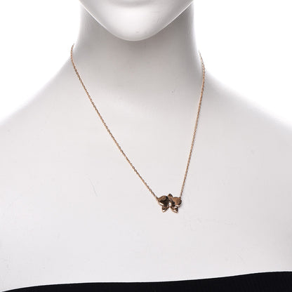 Cartier 18K Pink Gold Diamond Caresse D'Orchidees Par Necklace 2 of 7