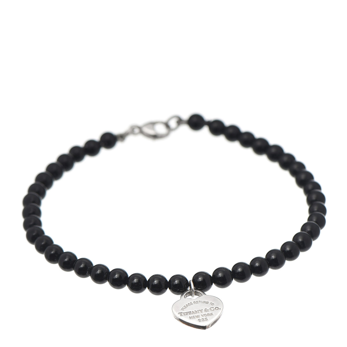Tiffany & Co. Black New Narrow black Leather Bracelet in S/M sterling silver Tiffany HardWear:Small Link Bracelet in Sterling Silver  main image 4