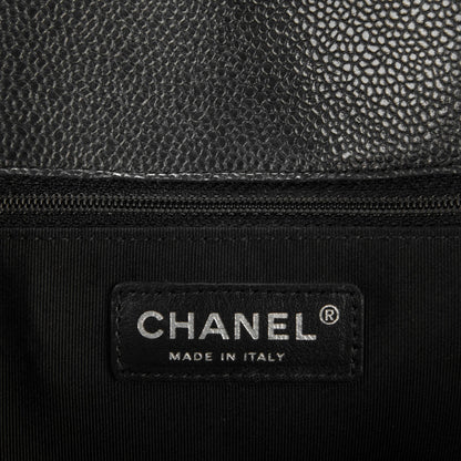 Chanel Caviar Quilted Flap Tote Black 6 of 7