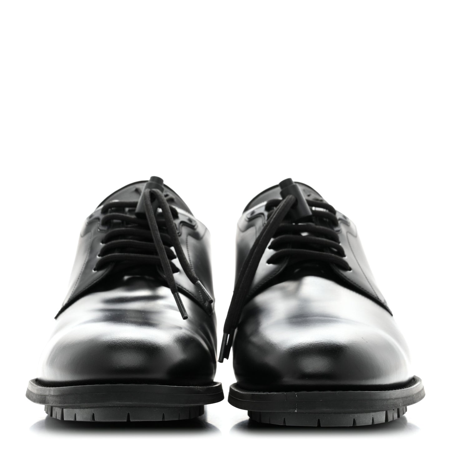 Calfskin Mens Formal Derby Shoes 9 Black