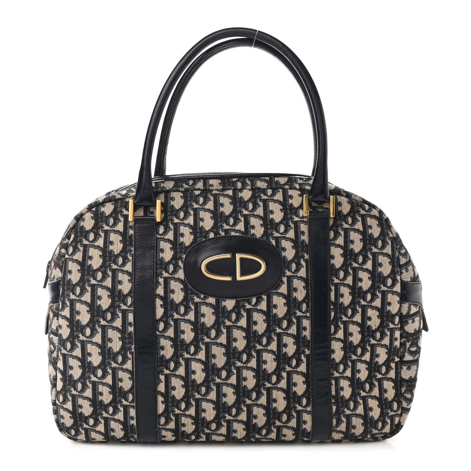 Christian Dior Monogram Bowler Navy 1 of 11