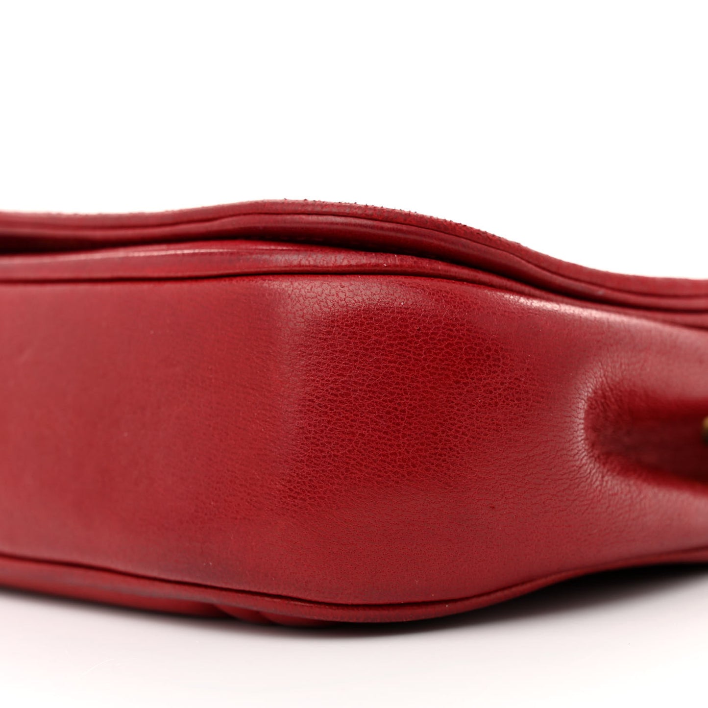 Lambskin Mini CC Timeless Flap Red