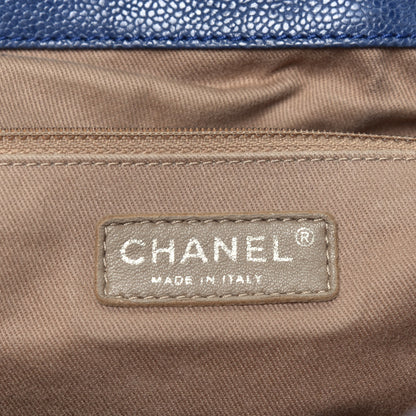 Chanel Caviar Quilted Simply CC Hobo Dark Blue 6 of 9