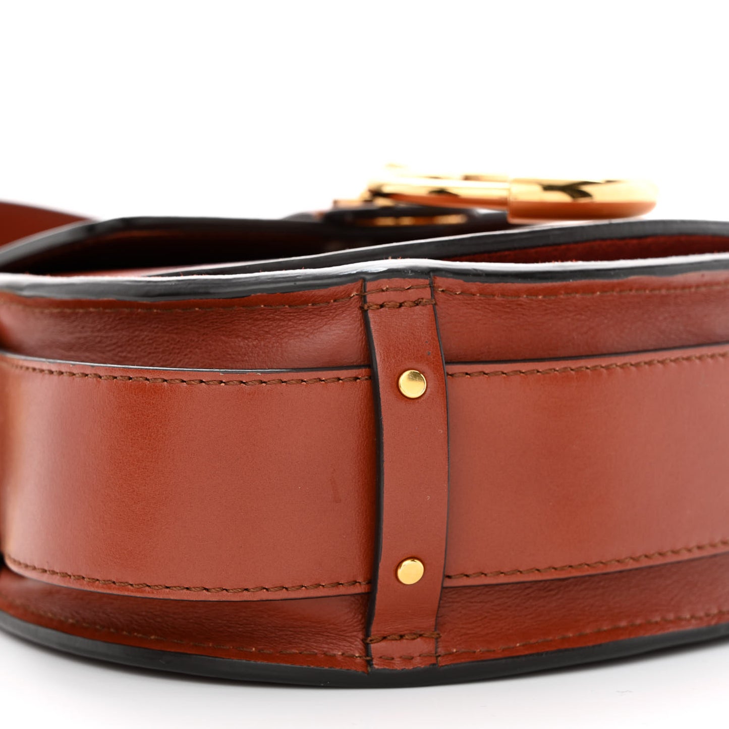 Calfskin Small Tess Bag Sepia Brown