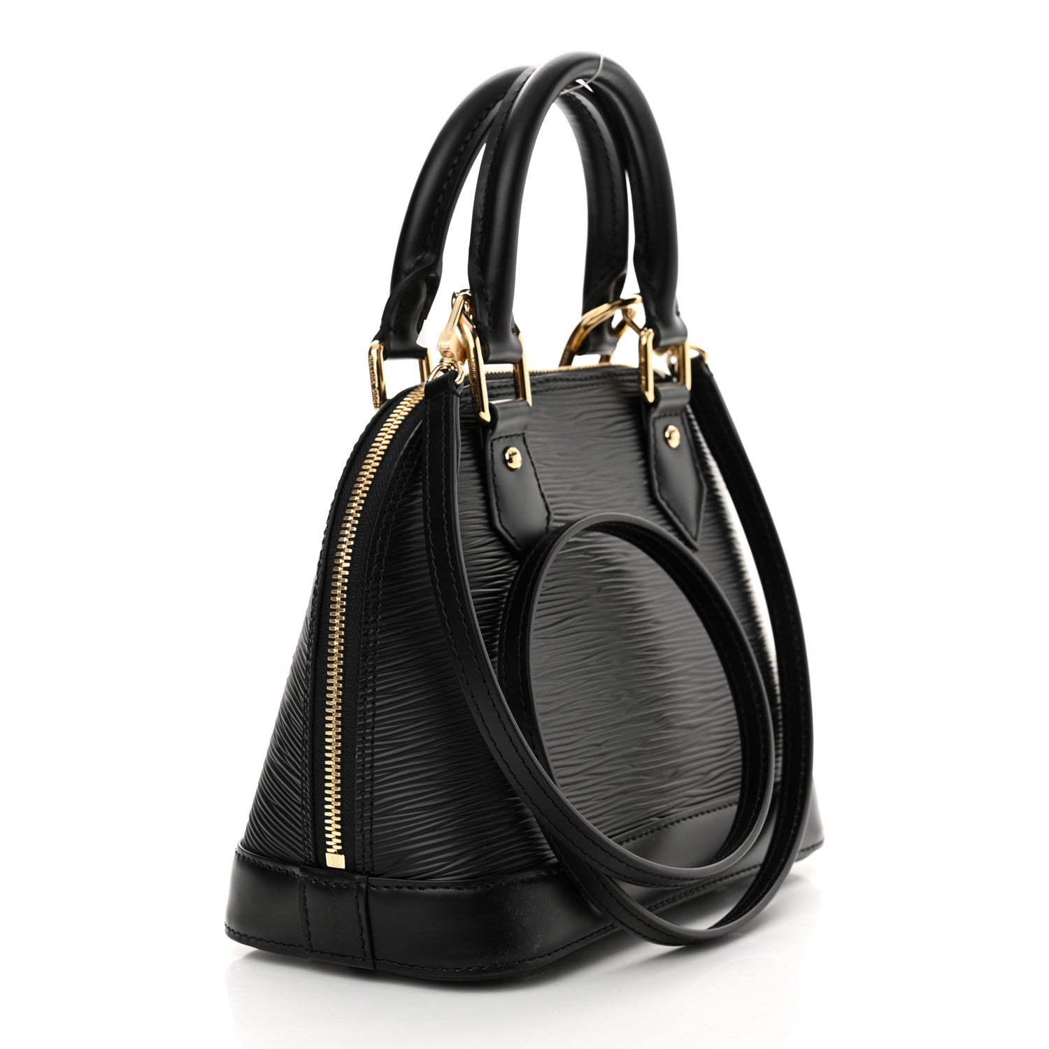 Louis Vuitton LV X TM Epi Alma BB Black 3 of 9