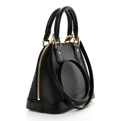 Louis Vuitton LV X TM Epi Alma BB Black 3 of 9