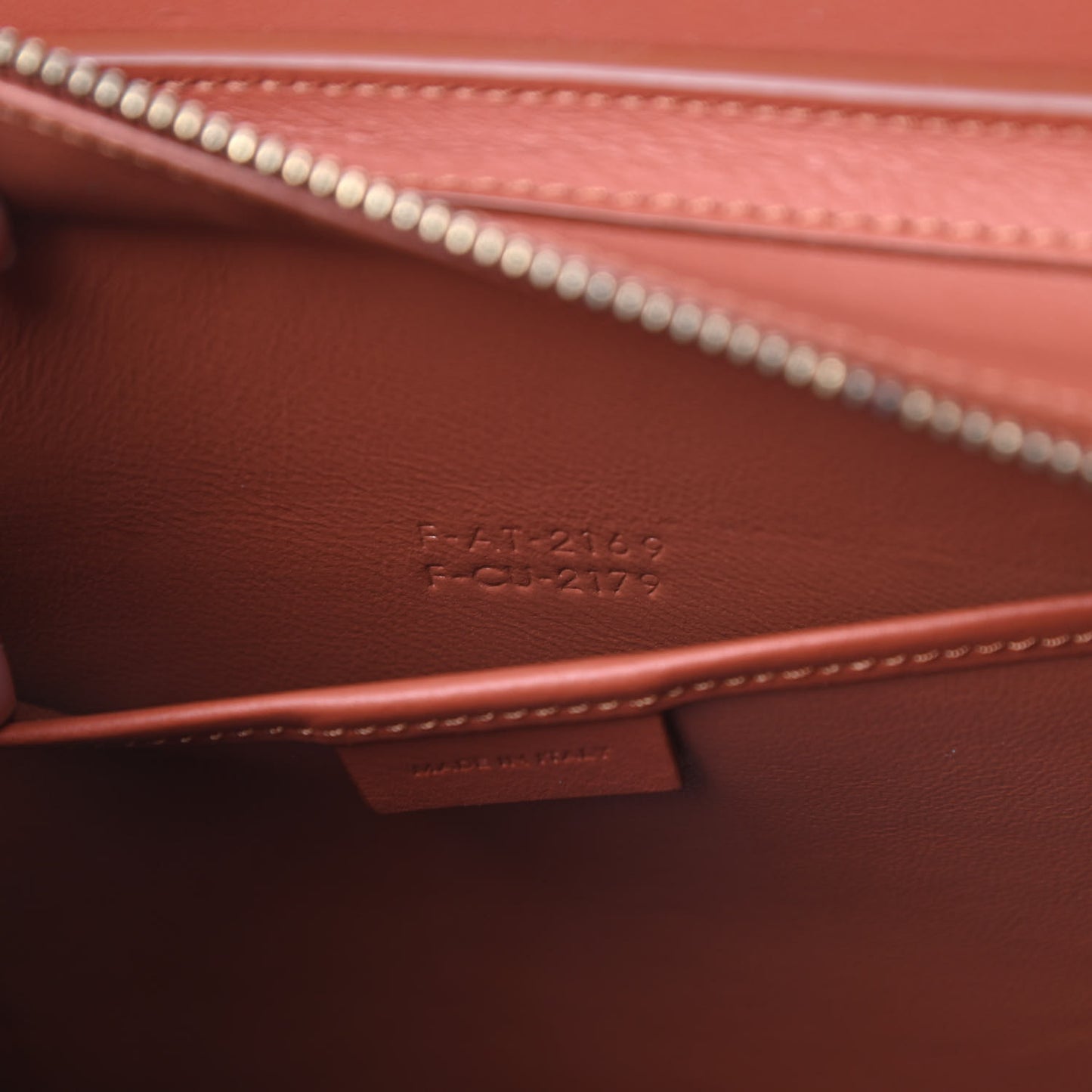 Smooth Calfskin Nano Luggage Terracotta