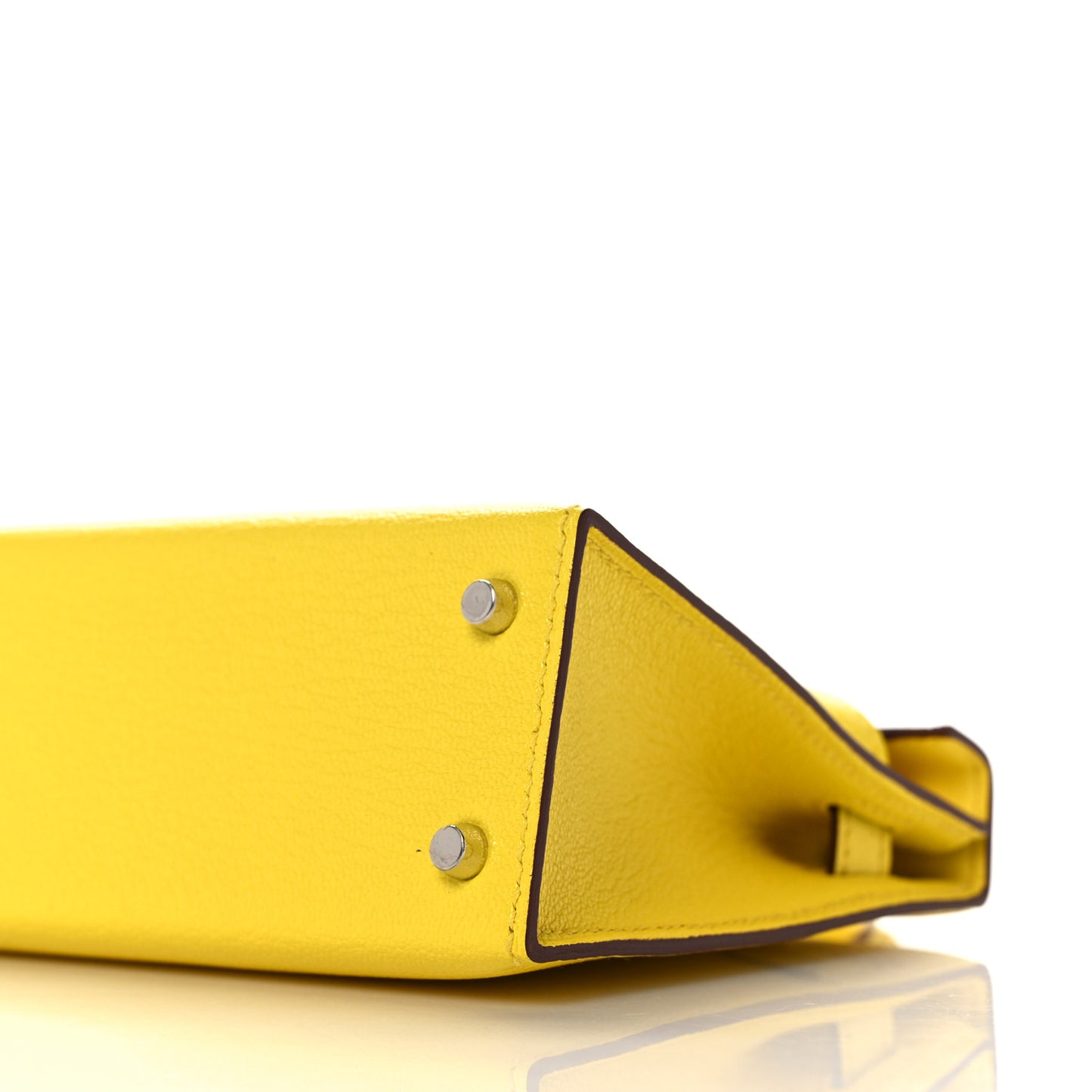 Chevre Mysore Mini Kelly Sellier 20 Jaune Citron