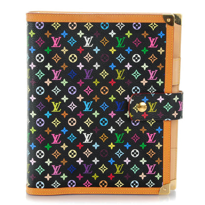Louis Vuitton Monogram Multicolor Large Ring Agenda Black 1 of 7