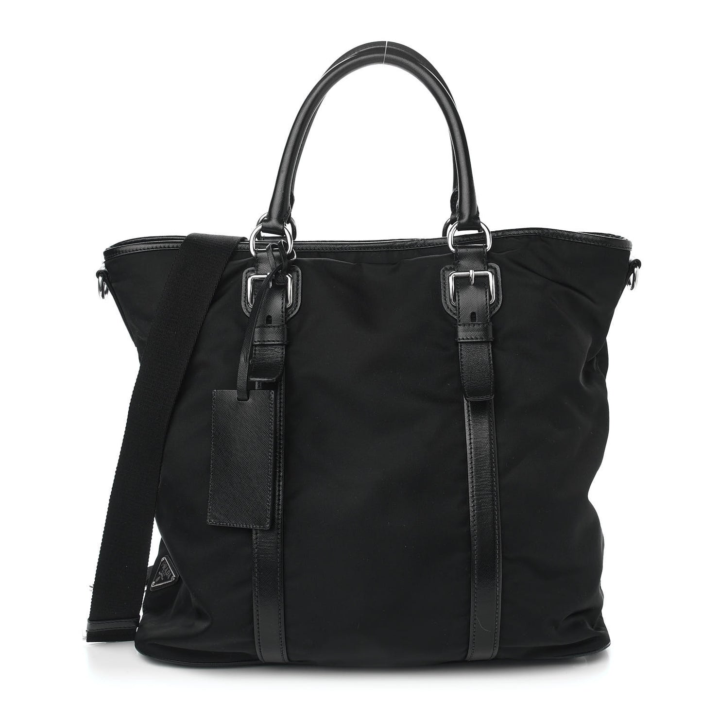 Tessuto Nylon Saffiano Weekender Black