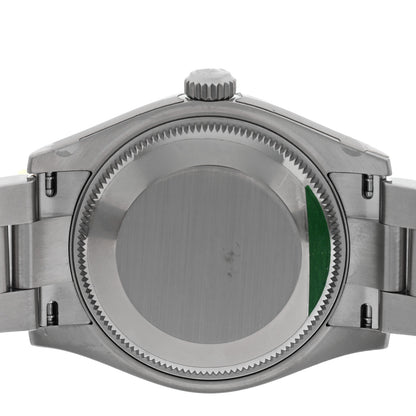 Rolex Stainless Steel 31mm Oyster Perpetual Watch Green 277200 4 of 5