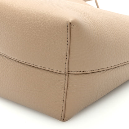 The Row Grained Calfskin Small N/S Park Tote Dark Taupe 9 of 9
