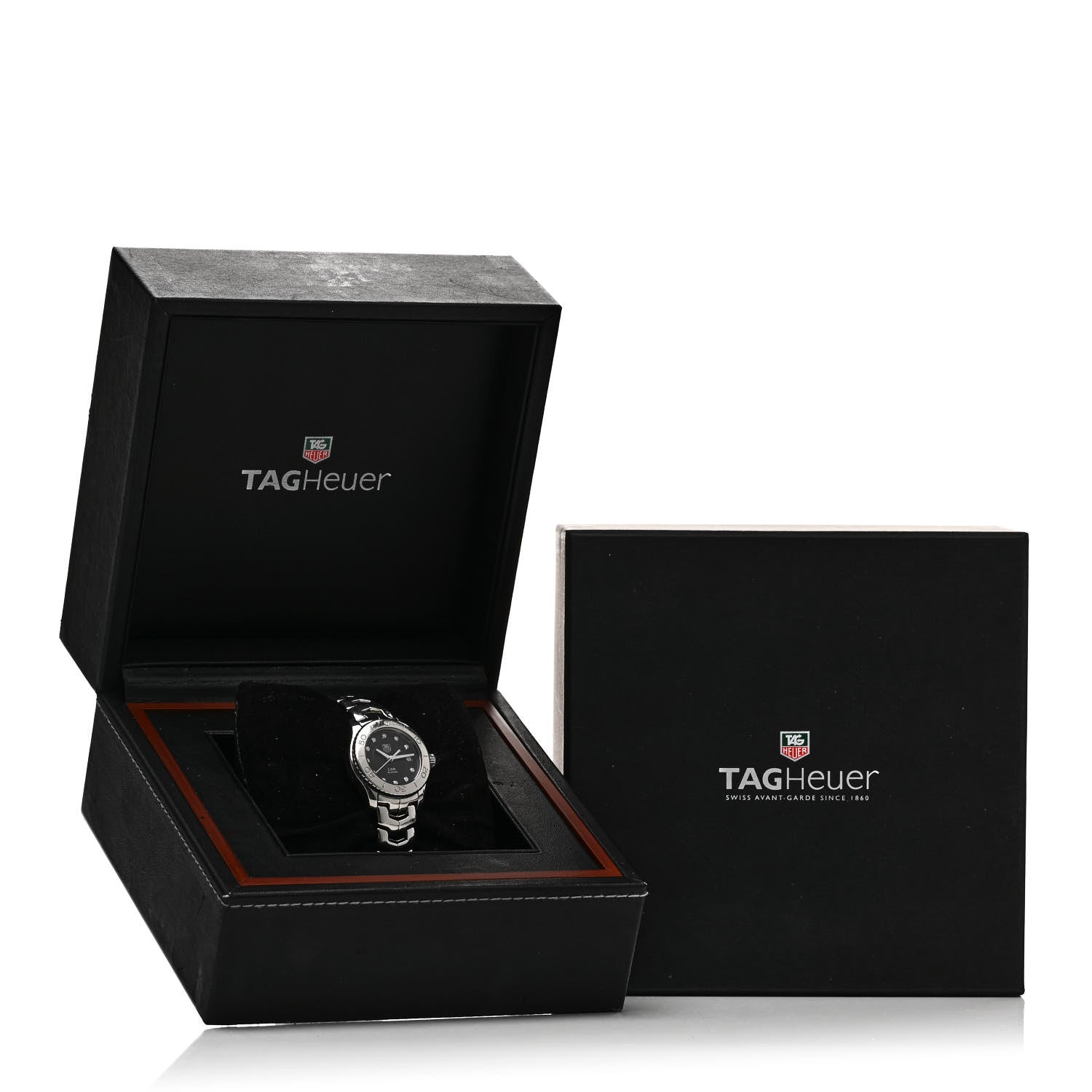 Tag Heuer Stainless Steel Diamond 27mm Link Quartz Watch Black WJ1318-0 5 of 5