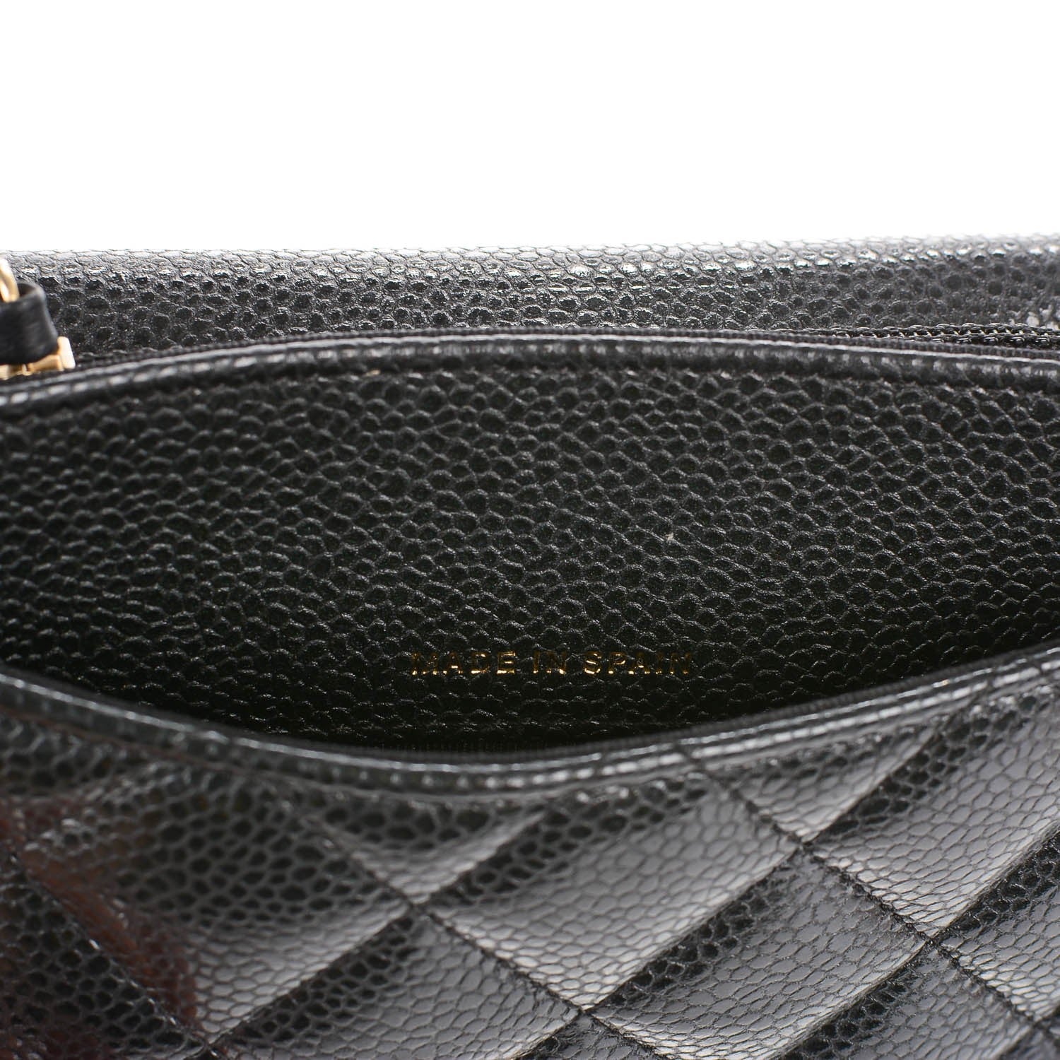 Chanel Caviar Quilted Small Flap Wallet Black 7 of 8