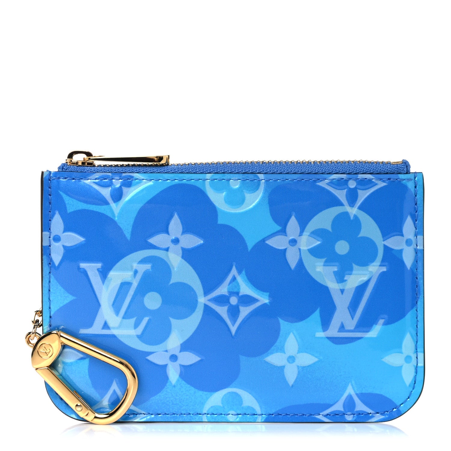 Louis Vuitton Vernis Valentine Key Pouch Light Blue 1 of 6