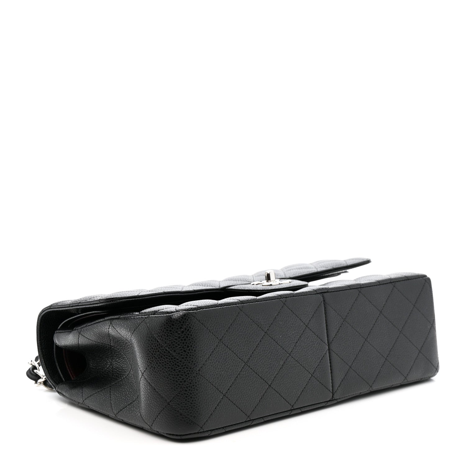 Chanel Caviar Quilted Jumbo Double Flap Black 4 of 11