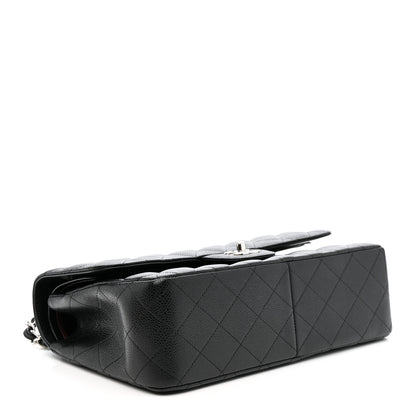 Chanel Caviar Quilted Jumbo Double Flap Black 4 of 11