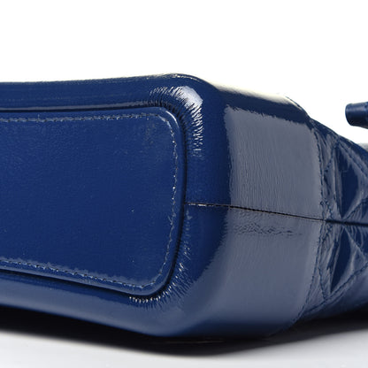Chanel Patent Goatskin Quilted Medium Gabrielle Hobo Dark Blue 9 of 9