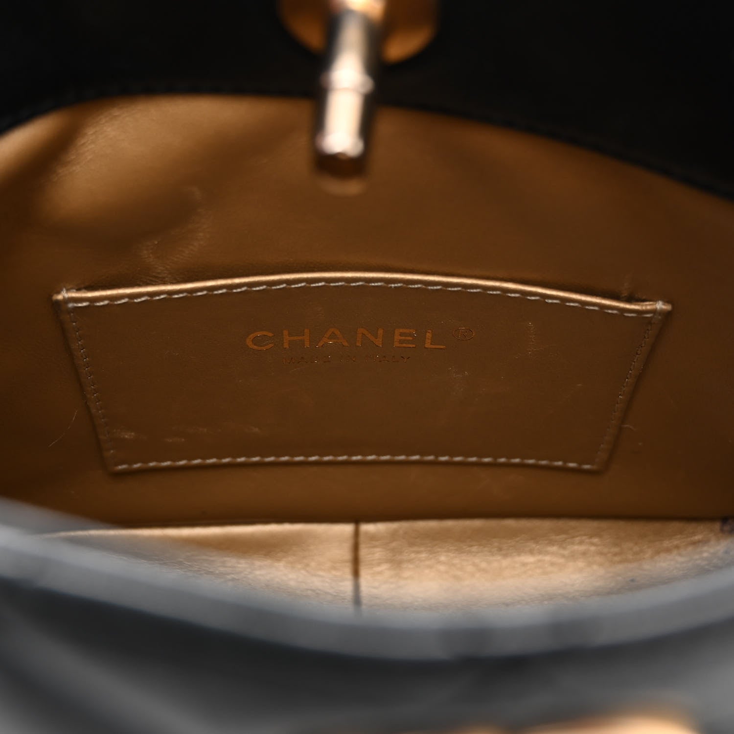 Chanel Lambskin Quilted Small Pearl Crush Hobo Black 6 of 12