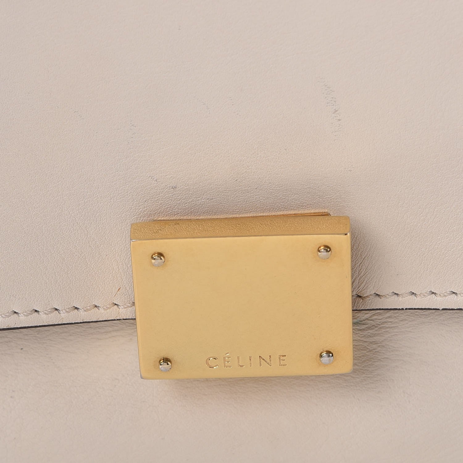 Celine Calfskin Suede Whipsnake Medium Trapeze Black White 9 of 22