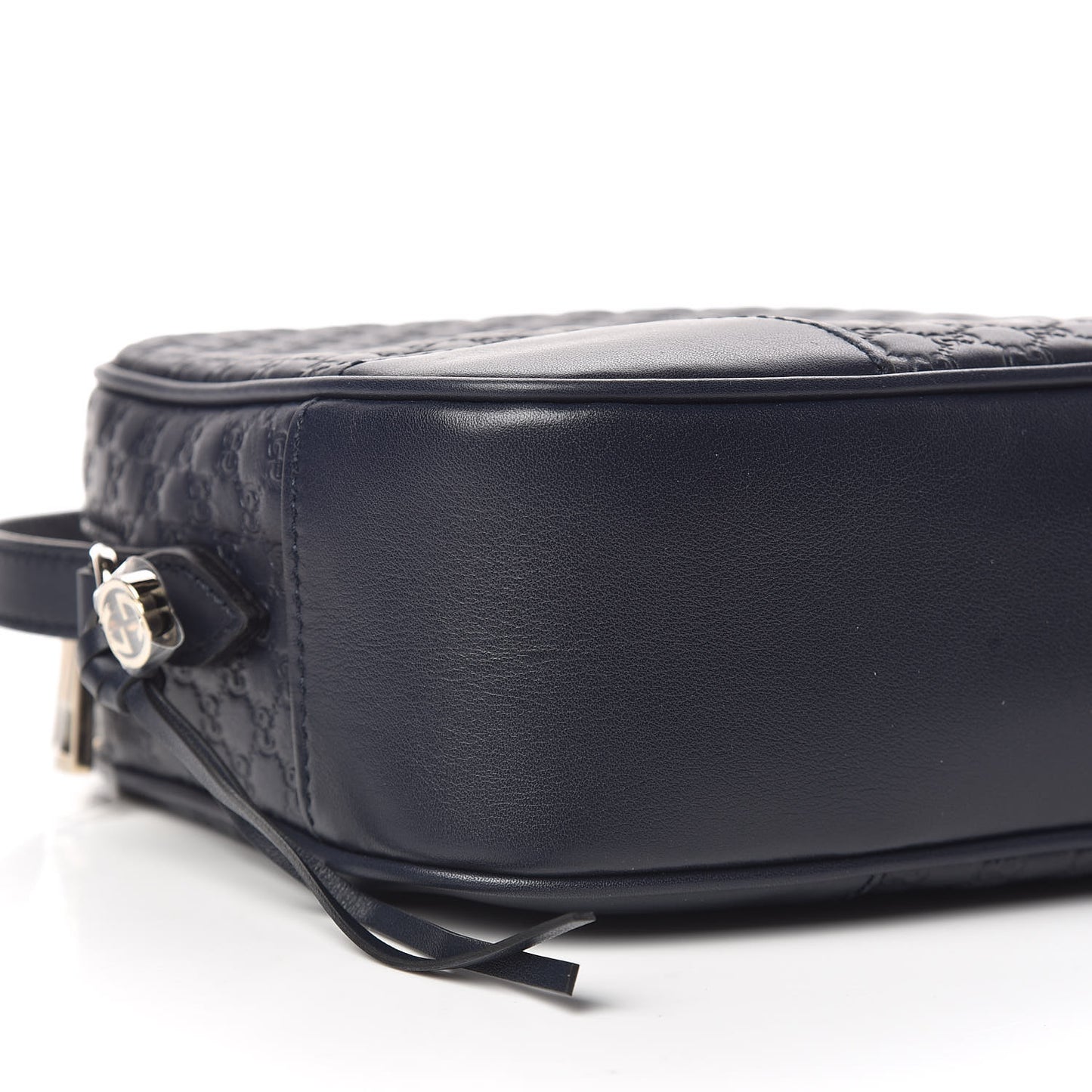 Soft Microguccissima Mini Bree Messenger Bag Blue