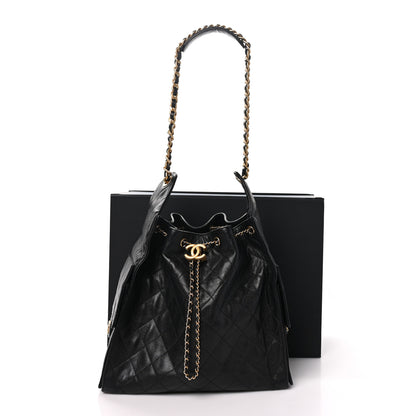 Chanel Caviar Quilted Medium Chanel 25 Handbag Black 11 of 11