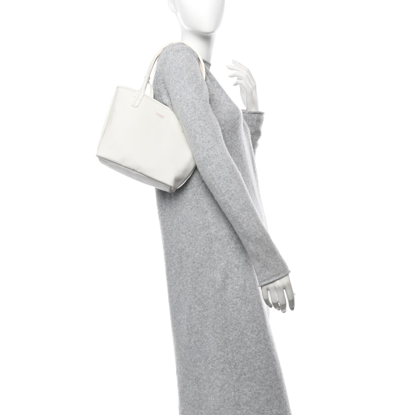 Goyardine Reversible Mini Anjou White