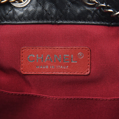 Chanel Aged Calfskin Quilted Small Gabrielle Backpack Black 6 of 11