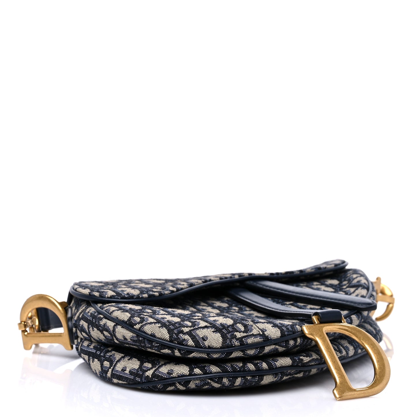 Oblique Saddle Bag Blue