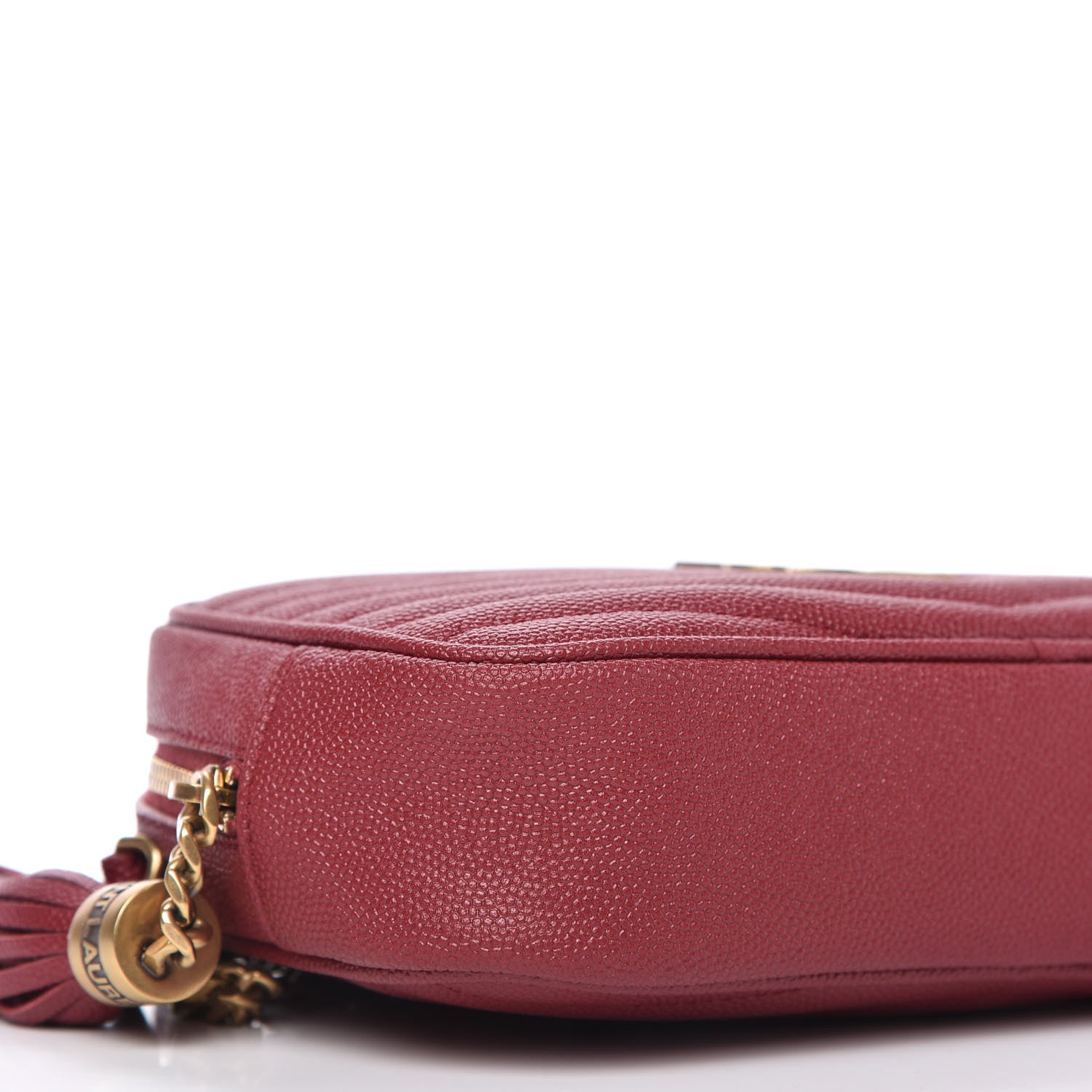 Saint Laurent Grain De Poudre Matelasse Monogram Mini Lou Camera Bag Eros Red 6 of 10