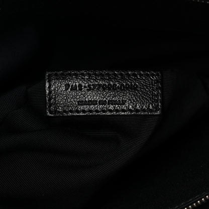 Saint Laurent Crinkled Calfskin Matelasse Monogram Niki Shoulder Bag Deep Marine 7 of 10