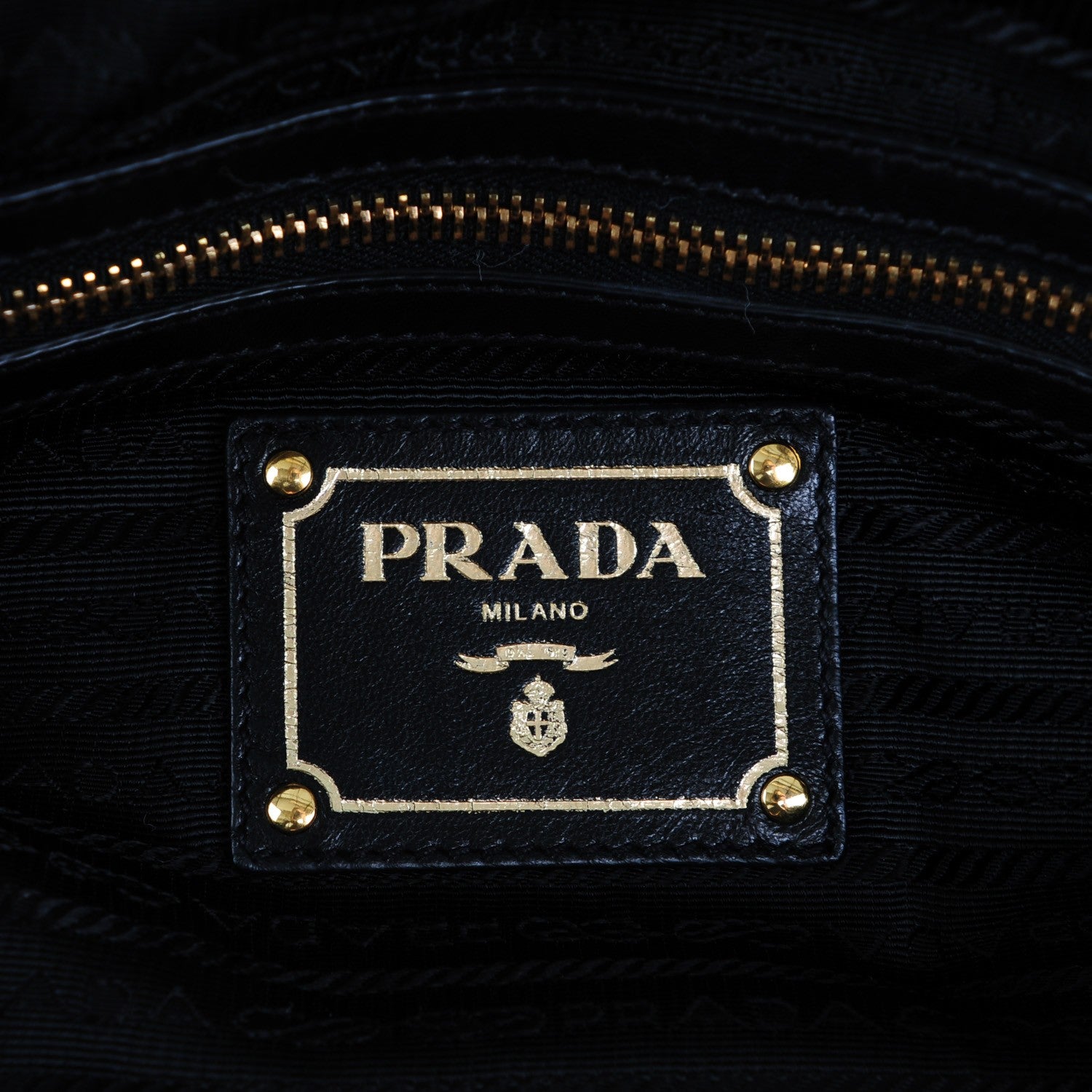 Prada Nappa Gaufre Bow Shoulder Bag Nero Black 6 of 10