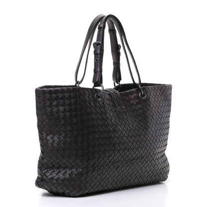 Bottega Veneta Nappa Intrecciato Large Capri Tote Ebano 2 of 5