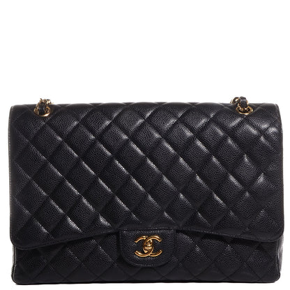 Chanel Caviar Quilted Maxi Single Flap Black 1 of 8