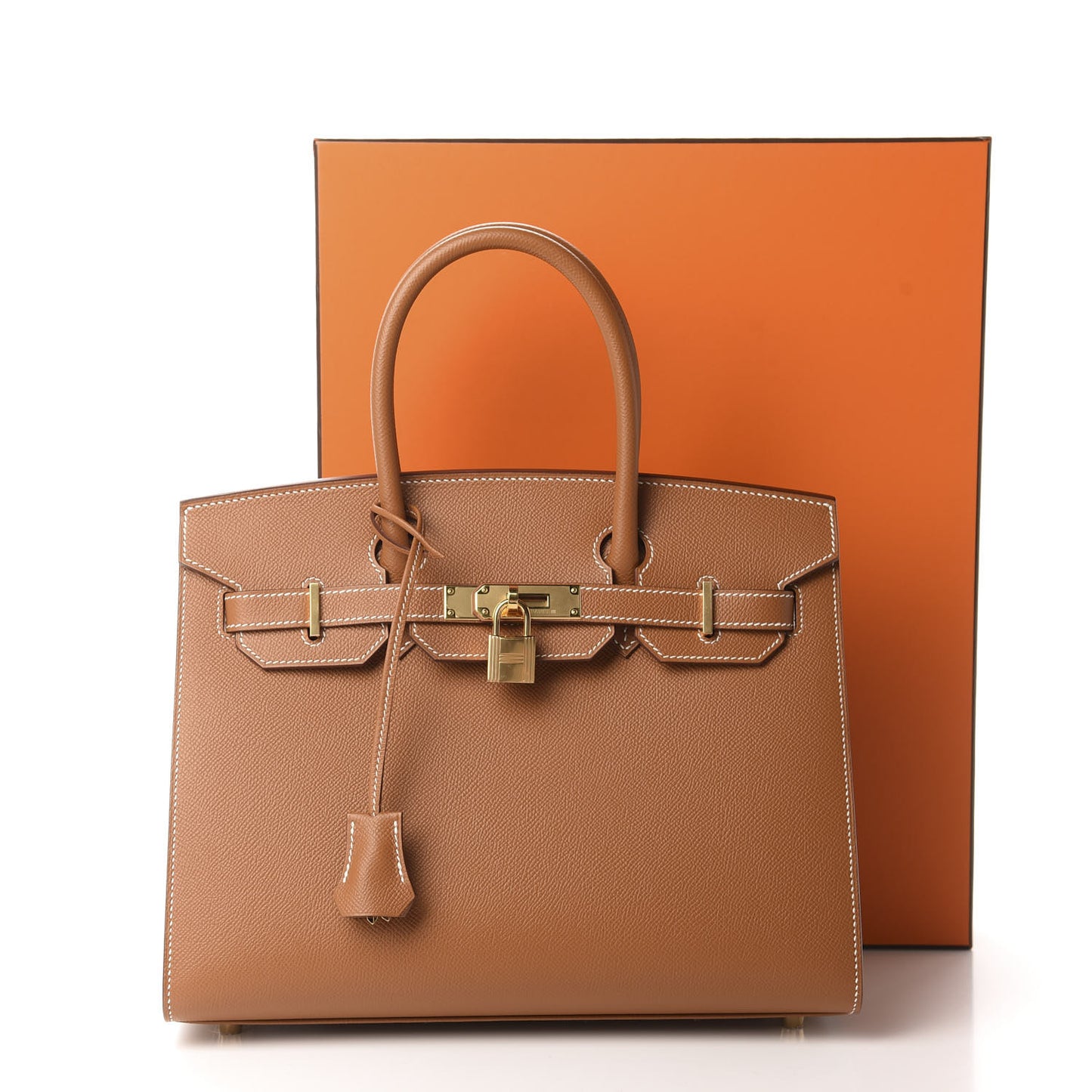 Madame Calfskin Birkin Sellier 30 Gold